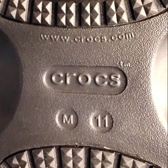 Crocs On the Clock Work Slip on Clogs Slip Resistant Black Size Men's 11 - Picture 7 of 10